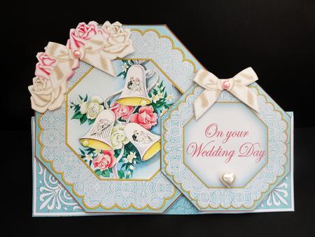 Wedding Bells Wedding Day Double Octagon Card Kit by Valerie Spowart
