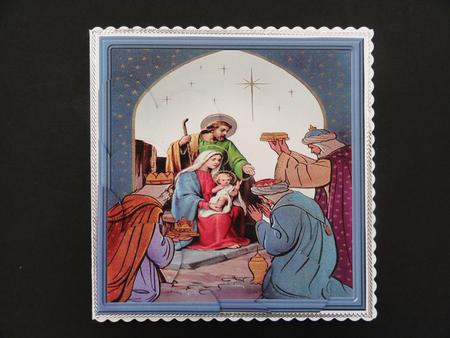 Nativity, Three Kings Card and Stacker by Valerie Spowart