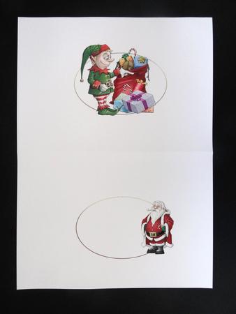 I've Counted Them Ready Santa Insert by Valerie Spowart