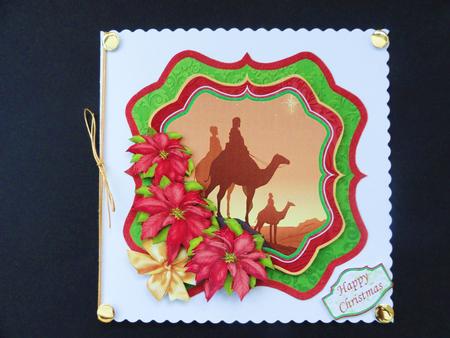 We 3 Kings Christmas Bracket Topper Decoupage & Insert by Valerie Spowart