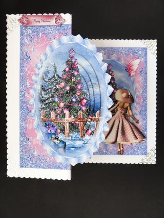 1950's Style Winter Wonderland No Holes Fold Kit by Valerie Spowart