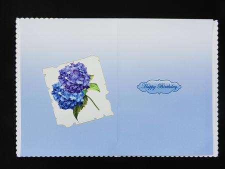 Blue Hydrangea Insert by Valerie Spowart