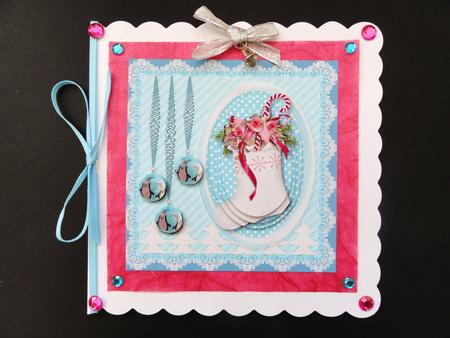 Christmas Stocking, Oval Pyramide by Valerie Spowart