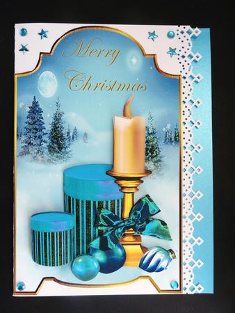Screen Card Christmas by Valerie Spowart