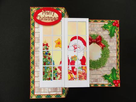 Fold Back Mini Kit -'santa's Here' by Valerie Spowart