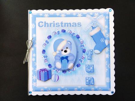 Christmas Fun - Blue by Valerie Spowart