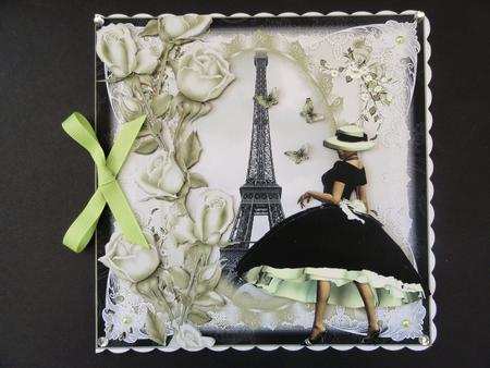 Meet Me in Paris Card Front by Valerie Spowart