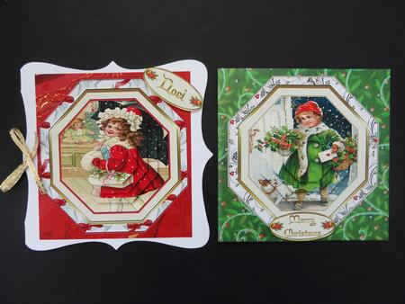 Vintage Christmas Pyramid Toppers x 2 Sheet by Valerie Spowart