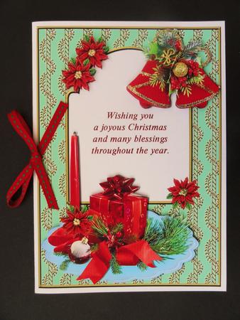 Traditional Christmas - Bells and Gift by Valerie Spowart