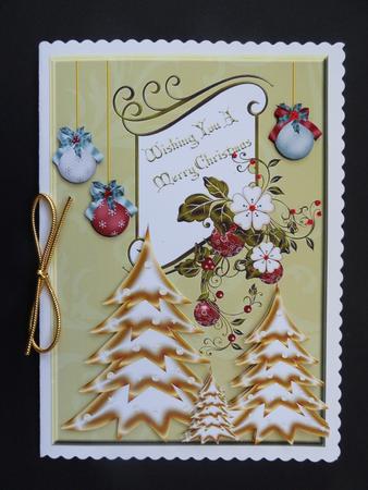 Traditional Christmas - Trees and Baubles by Valerie Spowart