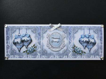 Large Dl Card Baubles by Valerie Spowart