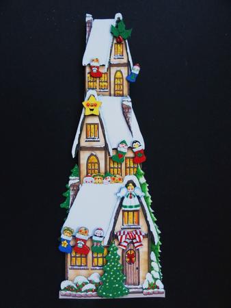 Long Tall Alley Large Dl Mini-kit - Stocking Towers by Valerie Spowart