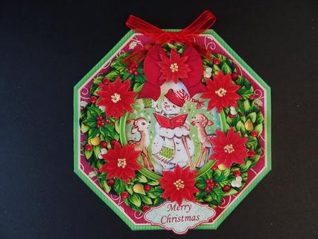 Christmas Wreath Builder Snowman Mini Kit by Valerie Spowart