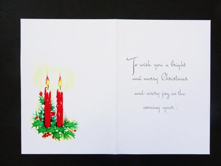 Christmas Candle Insert by Valerie Spowart
