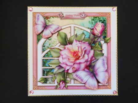Garden Roses & Trellis Mini Kit by Valerie Spowart
