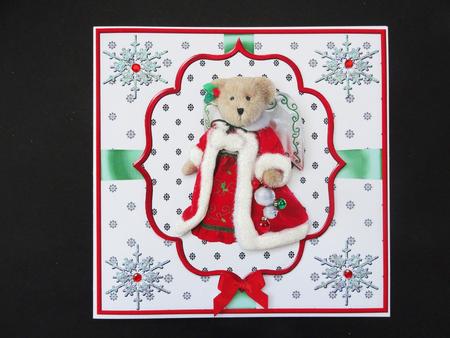 Mini Kit Angel Bear Fancy Frame by Valerie Spowart