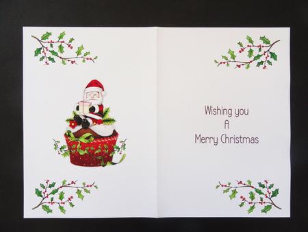 Santa Cupcake Insert by Valerie Spowart