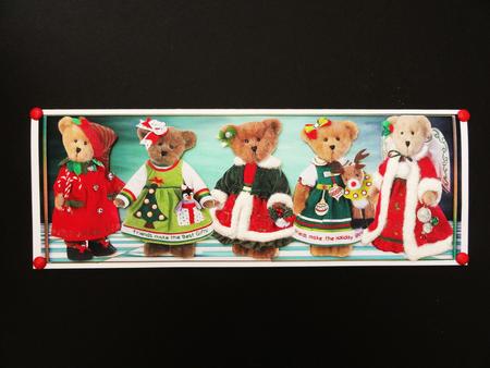 Large Dl Card Christmas Friends by Valerie Spowart