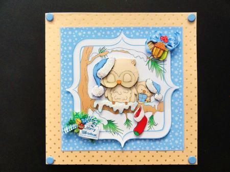 Happy "hoolidays" Christmas by Valerie Spowart