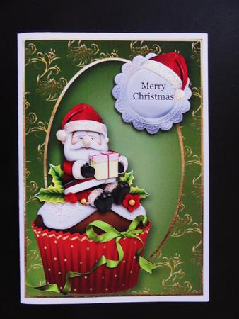 Fabulous Father Christmas Cupcake by Valerie Spowart