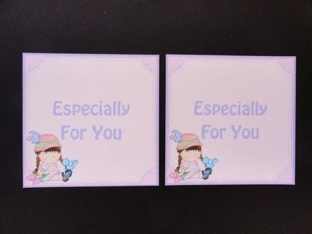 Sweet Flower Girl 5x5 Insert Panels by Valerie Spowart