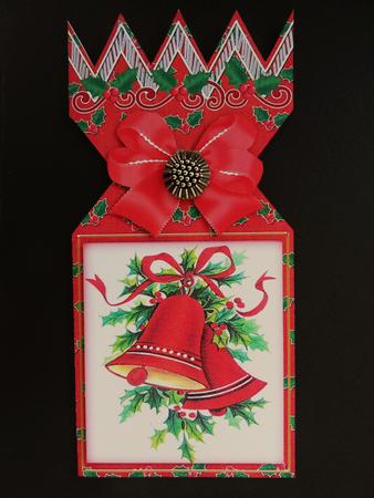 Christmas Bells Cracker Card & Envelope Mini Kit by Valerie Spowart