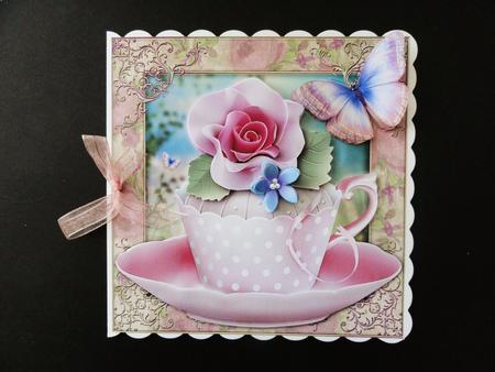 Little Pink Teacake by Valerie Spowart