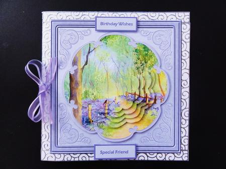 Bluebell Woods Card with Petal Stackers by Valerie Spowart