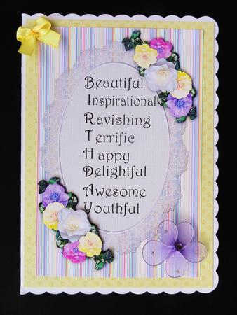 Colourful Camellia Birthday by Valerie Spowart