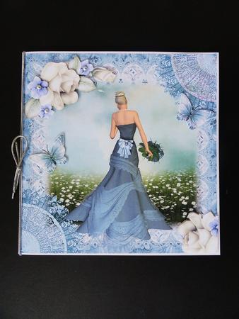 Beauty in a Teal Dress Topper by Valerie Spowart