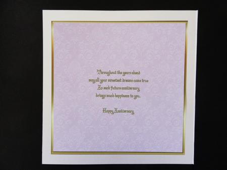 Anniversary 7'' Insert 1 by Valerie Spowart