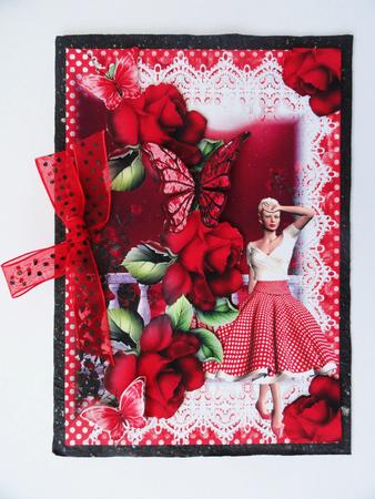 Mock Envelope Style Polka Dot Beauty by Valerie Spowart