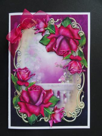 Twilight Roses Golden Scene by Valerie Spowart