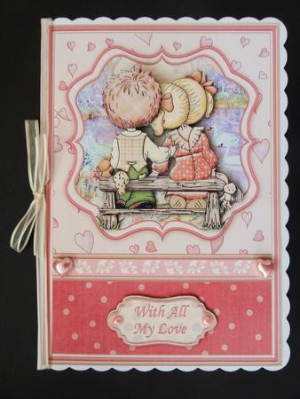 Tender Moments by the Lake Card Topper & Decoupage by Valerie Spowart