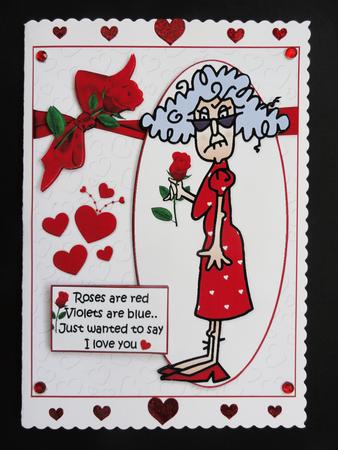 Stella Sends Her Valentine Love Quick Card by Valerie Spowart
