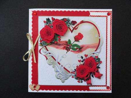 Hearts and Roses by Valerie Spowart