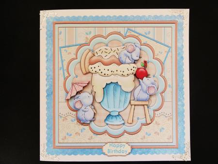 Cherry on Top Card Topper & Decoupage Inserts Available by Valerie Spowart