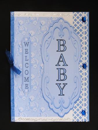 Over the Edge Baby in Blue by Valerie Spowart