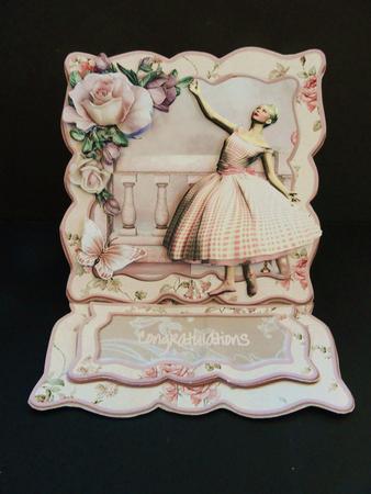 Pink Ballet Easel Kit by Valerie Spowart