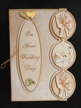 Cream Wedding Day Round Edged Card Mini Kit by Valerie Spowart