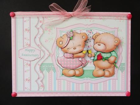 A Bit of Bubbly A5 Card Topper & Decoupage by Valerie Spowart