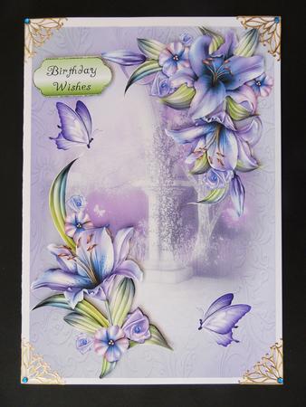 Soft Purple Lilies by Valerie Spowart