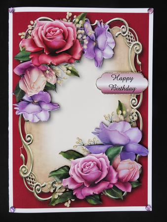 Beautiful Belle Roses Floral Plaque by Valerie Spowart