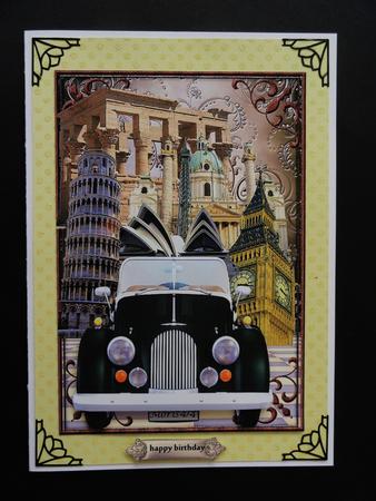 Male Card Bon Voyage by Valerie Spowart