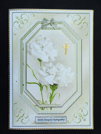 Sympathy Carnations by Valerie Spowart