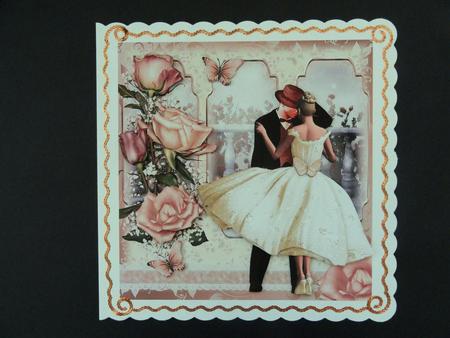 Romance on the Balcony Card Front Kit by Valerie Spowart