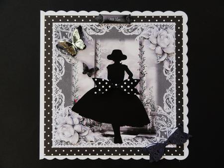 Beautiful Black and White Paper Bows by Valerie Spowart