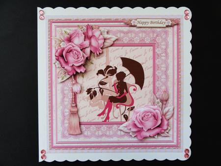 Roses in Paris 8x8 Mini Kit & Decoupage by Valerie Spowart