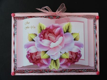 Book Pink English Roses by Valerie Spowart
