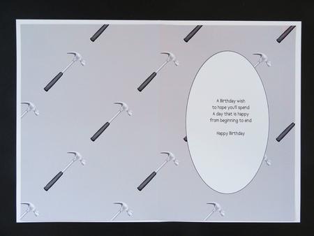 Hammer Tools Insert by Valerie Spowart